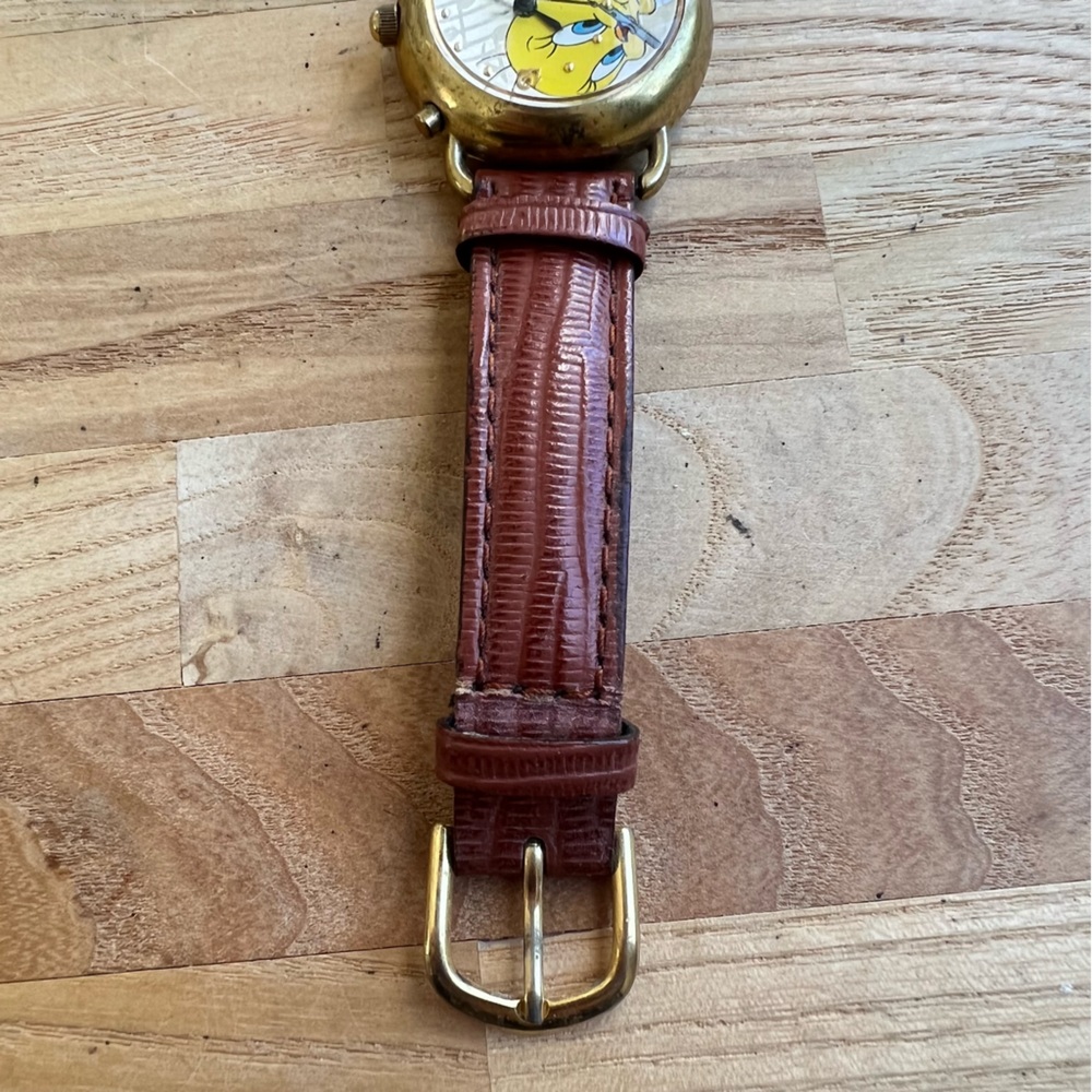 Vintage Armitron musical looney tunes tweety bird flute watch NEW BATTERY - Picture 4 of 8